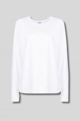 Sweat en coton blanc