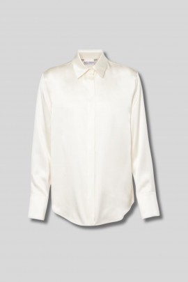 Ecru silk shirt