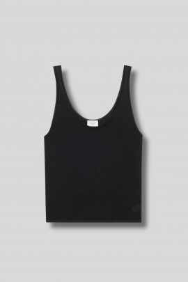 Débardeur viscose noir lurex