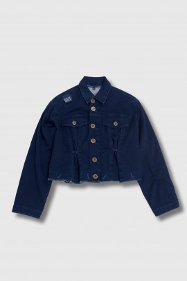Legend dark blue denim cropped jacket