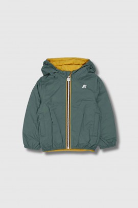 Veste P. Jacke Plus.2 Double pour enfant réversible orange et vert