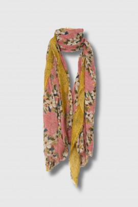 Nadia stole in floral print modal