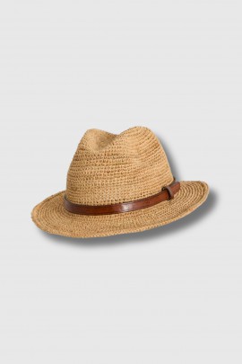 Lubeman Tea hat in natural raffia