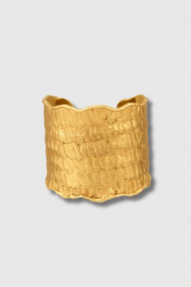 Swan gold cuff