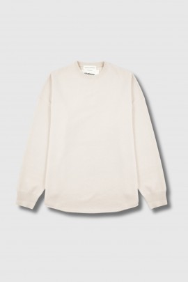 Crew Hop Chalk cashmere jumper