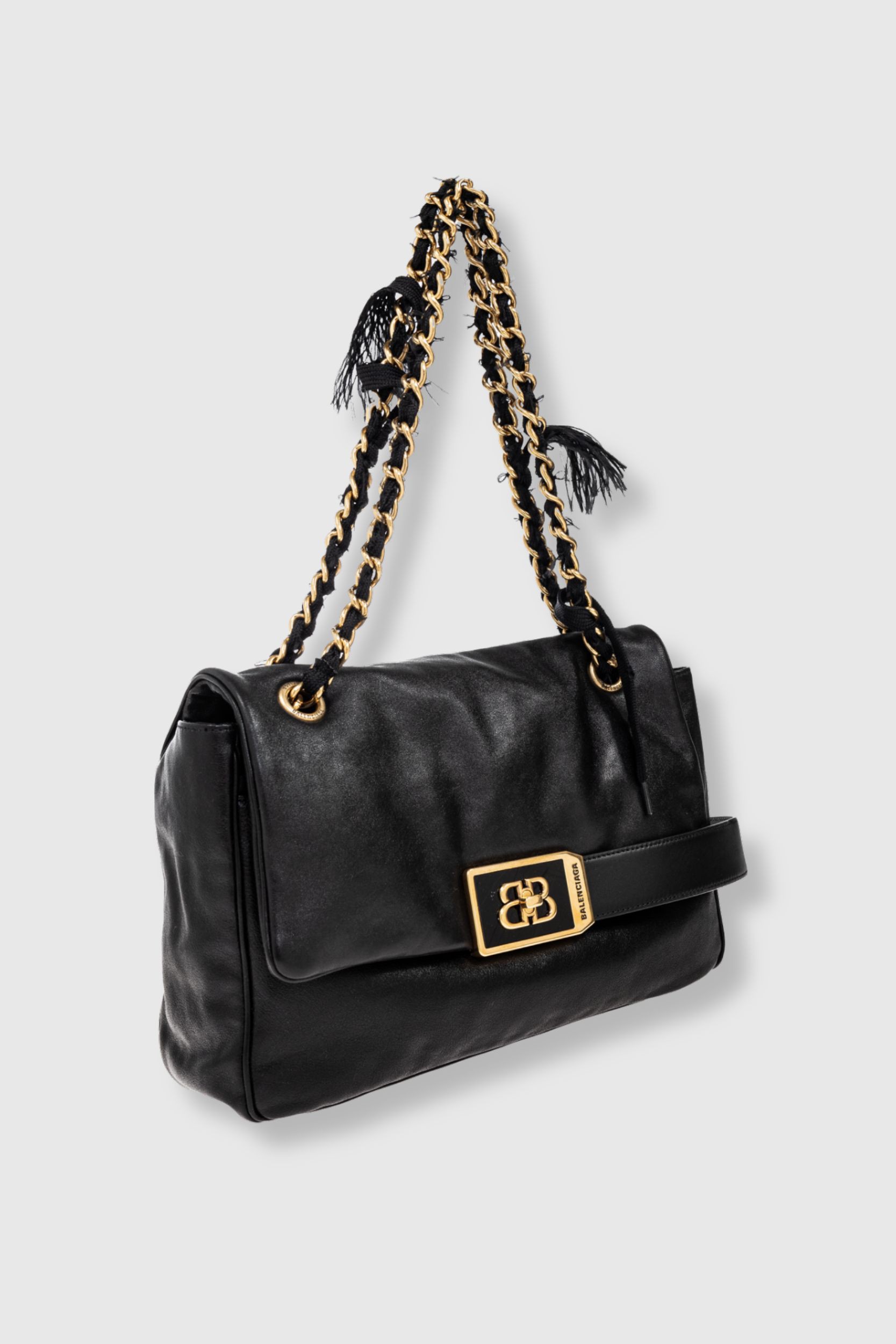 【送料&関税込】Balenciaga Black Leather Medium Modu Shoulde Balenciaga Medium Modu Tote Bag | Black | FARFETCH