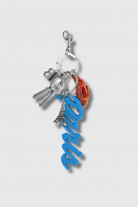 Tourist Paris Croissant Charm/Keyring