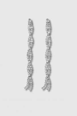 Boucles d'oreilles Rivierra argent 