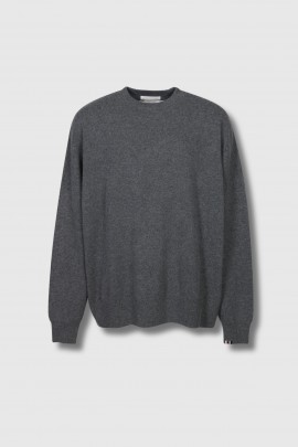 Pull over long Juna en cachemire gris 