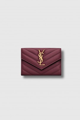 Envelope wallet burgundy small