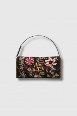 Sac clutch fleurs Tabaco 