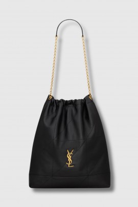 Sac Jamie Pochon 4.3 large en cuir noir