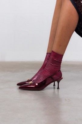 Simone 01 Black Shiny Pumps