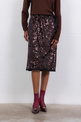 Jupe à sequins Prugna