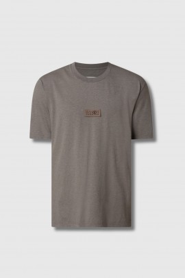T-shirt en coton taupe 