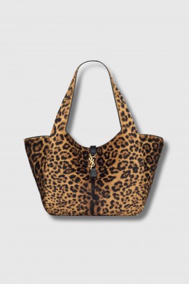 Sac Bea le 5 à 7 en cuir effet Pony Léopard