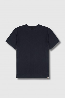 T-shirt long Rik Lake en cachemire bleu 