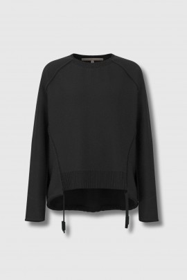Pull en cachemire noir