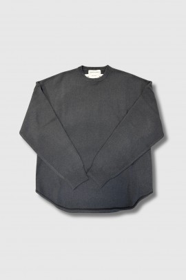 Pull Crew Hop en cachemire bleu gris