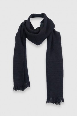 1620 black cashmere scarf