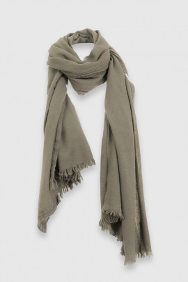 Echarpe en cachemire 610 khaki 