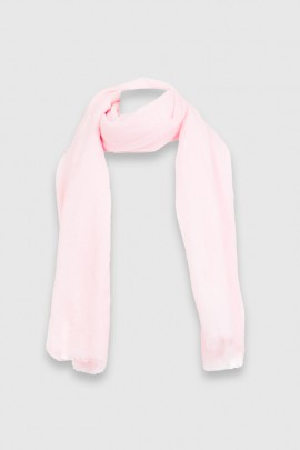 Raissa pale pink wool stole