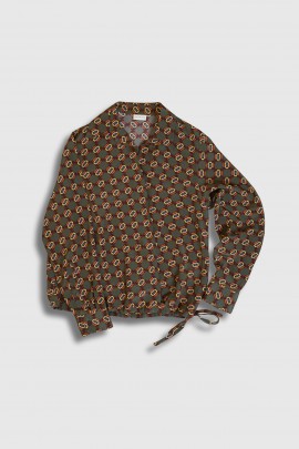 Blouse Cedal imprimé kaki