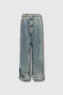 Jeans large blue denim