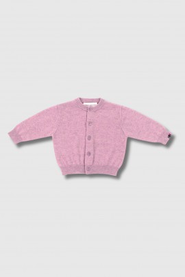 Cardigan en cachemire pour bébé rose 