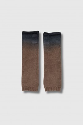 Taupe cashmere mittens