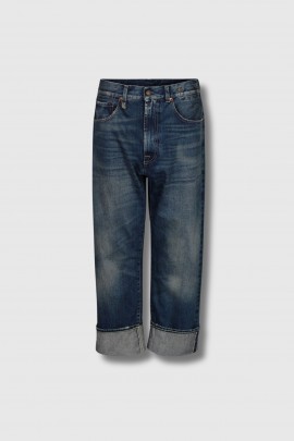 Jeans cuffed X-Boyfriend bleu adelaide