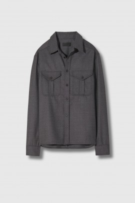 Chemise Christophe gris 