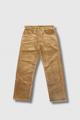 Camel velvet boyfriend jeans