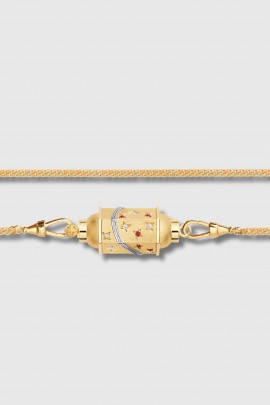 Collier locket milky way