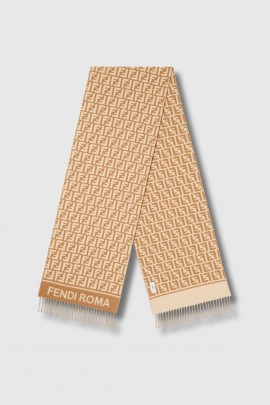 Echarpe en alpaca camel