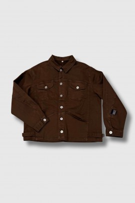 Brown denim jacket