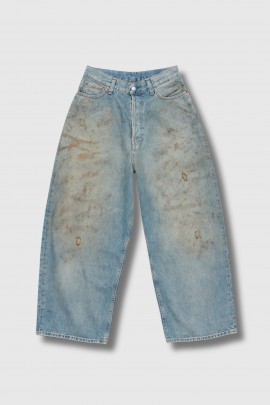 Super baggy blue "2023" denim jeans