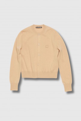 Biscuit wool cardigan