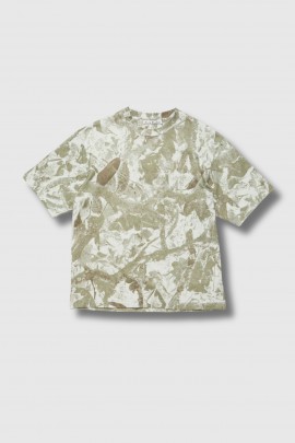 Grey-green camouflage T-shirt