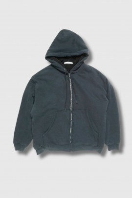 Sweatshirt zippé à capuche noir