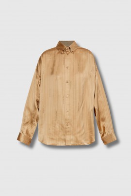 Golden beige cocoon shirt