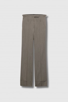 Pantalon avec ceinture greige
