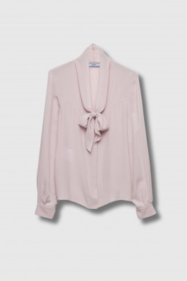 Lilac lavaliere shirt