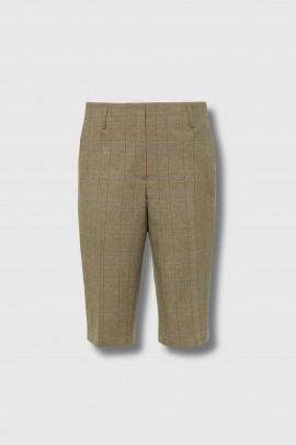 Green checked bermuda short