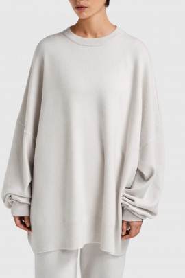 Pull over Juna Chalk en cachemire