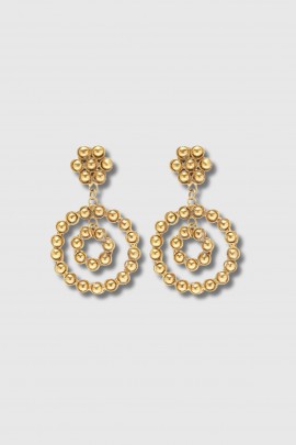 Flower Candies Gold Earrings