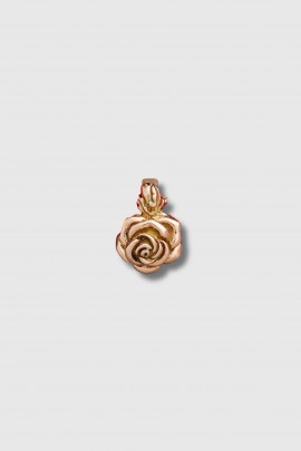 Small bronze ‘Secret Rose’ pendant