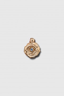 Mini Cosmic Eye Bronze Pendant