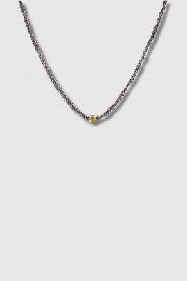 Ruthenium short necklace No. 985
