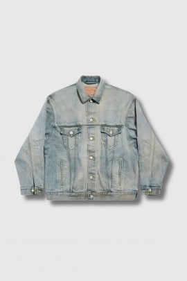 Veste en denim bleu